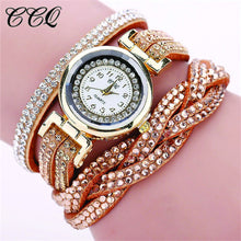 Casual Quartz Women Rhinestone